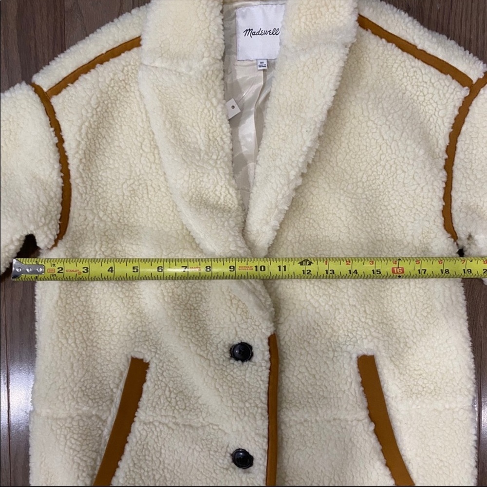 SALE ❤️❤️❤️ Madewell Sherpa Topcoat - Picture 4 of 10